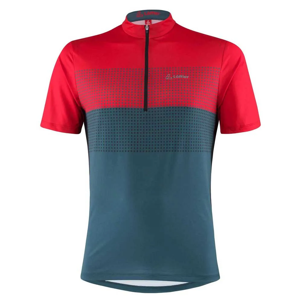 Löffler Half Zip Sparta Korta ärmar Cykeltröja