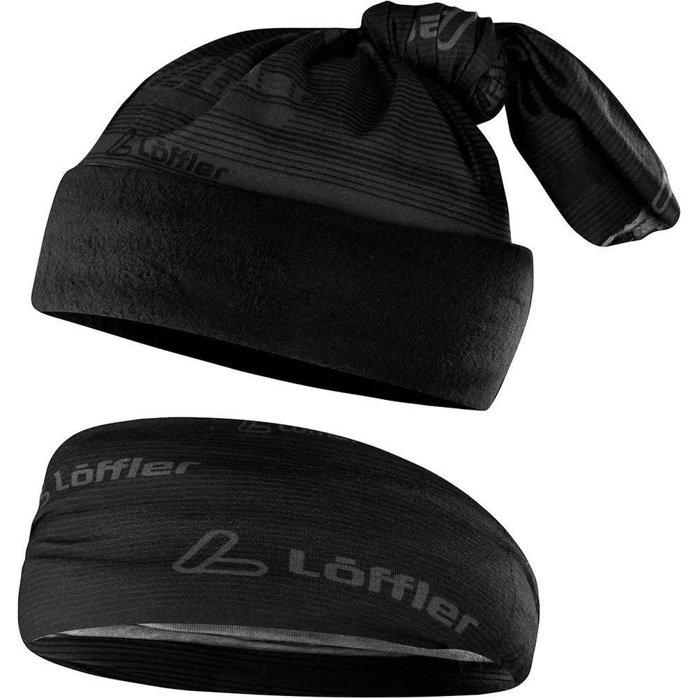 Löffler Halsvärmare, Black / black