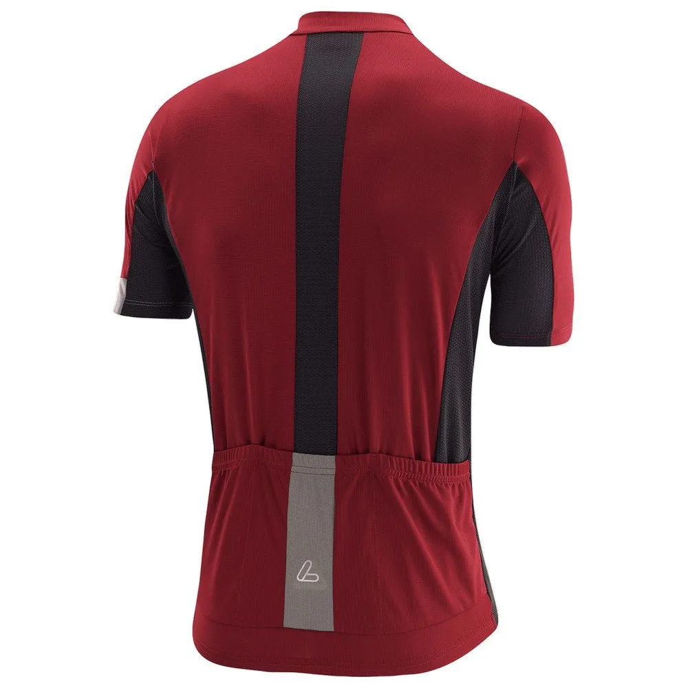 Löffler Pure Korta ärmar Cykeltröja, Maroon, M