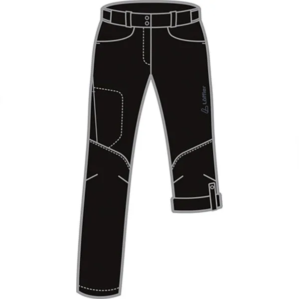 Löffler Roll Up Csl Byxor, Black, Regular Löffler Roll Up Csl Byxor, Black, Regular