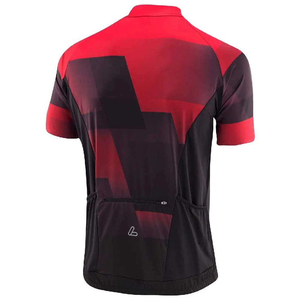Löffler Stratos Mid Korta ärmar Cykeltröja, Red, S