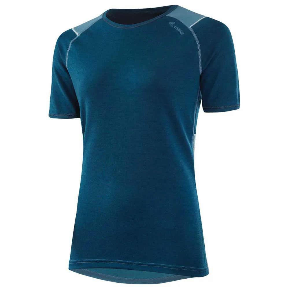 Löffler Transtex® Merino Kortärmad Baslager, Deep water