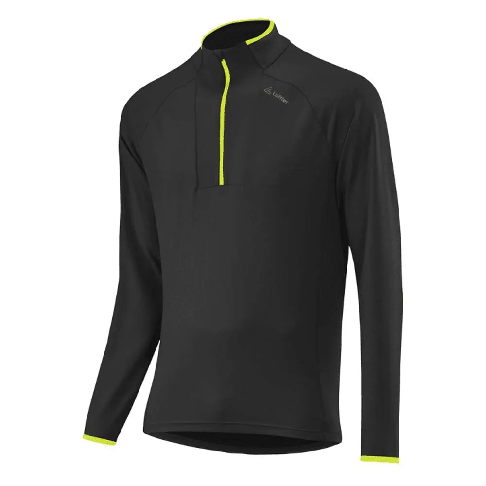 Löffler Transtex® Waffle Halv Dragkedja Långärmad T-shirt