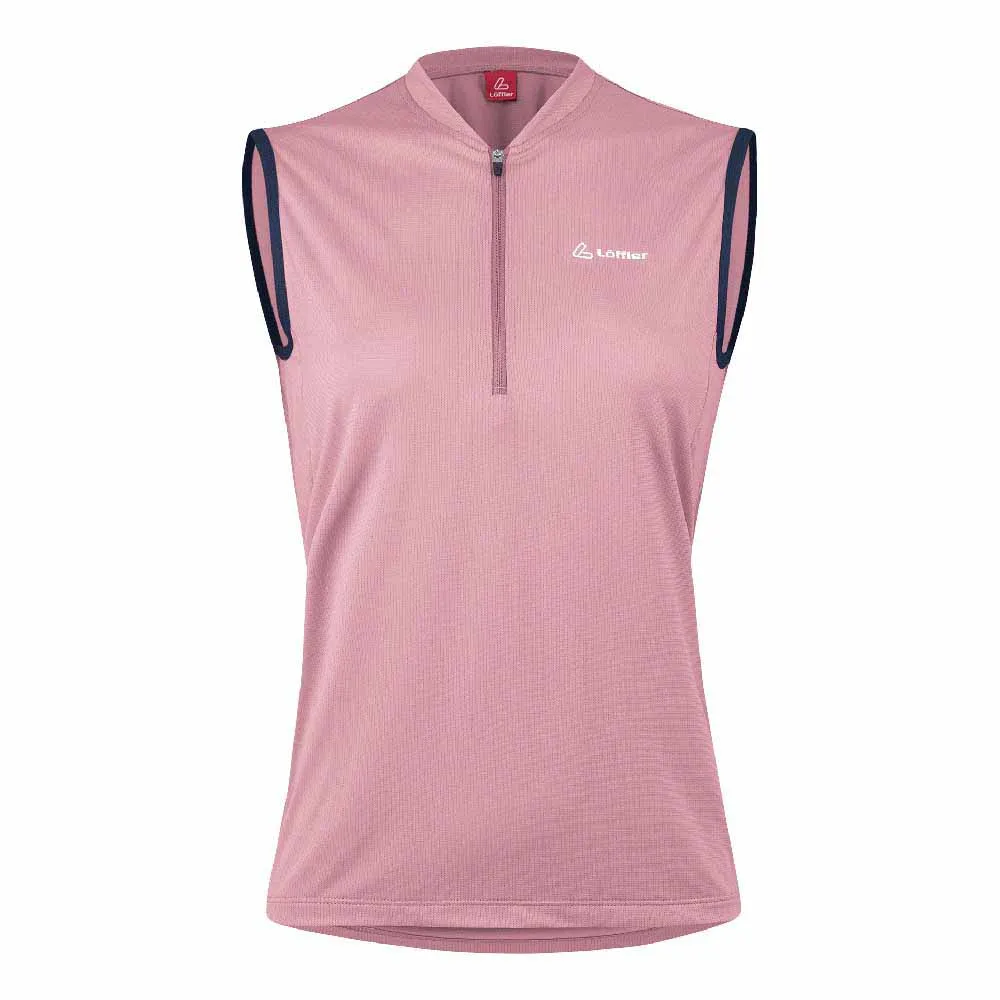 Löffler Zalf Zip Plain ärmlös T-shirt