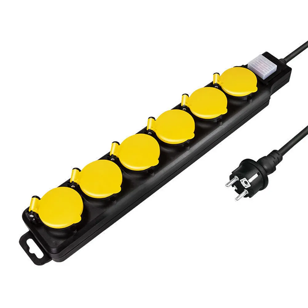 Logilink Efb 19 ´´1u 6 X Cee 7/3 Grenuttag 6 Uttag Med Strömbrytare, Black, One Size Logilink Efb 19 ´´1u 6 X Cee 7/3 Grenuttag 6 Uttag Med Strömbrytare, Black, One Size