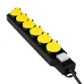 Logilink Efb 19 ´´1u 6 X Cee 7/3 Grenuttag 6 Uttag Med Strömbrytare, Black, One Size