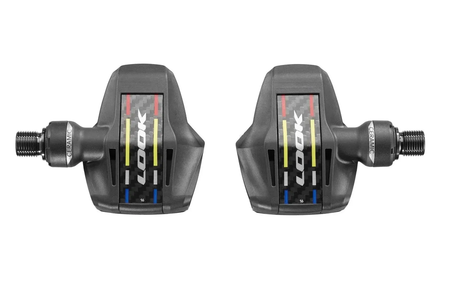 Look Keo Blade Carbon Ceramic Ti 16 Road Pedals, Black