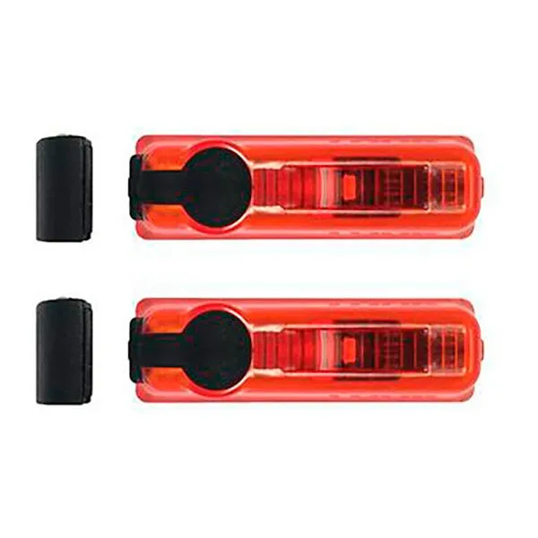 Look Vision Geotrekking Cykellampset 2 Enheter, Orange, One Size