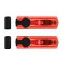 Look Vision Geotrekking Cykellampset 2 Enheter, Orange, One Size