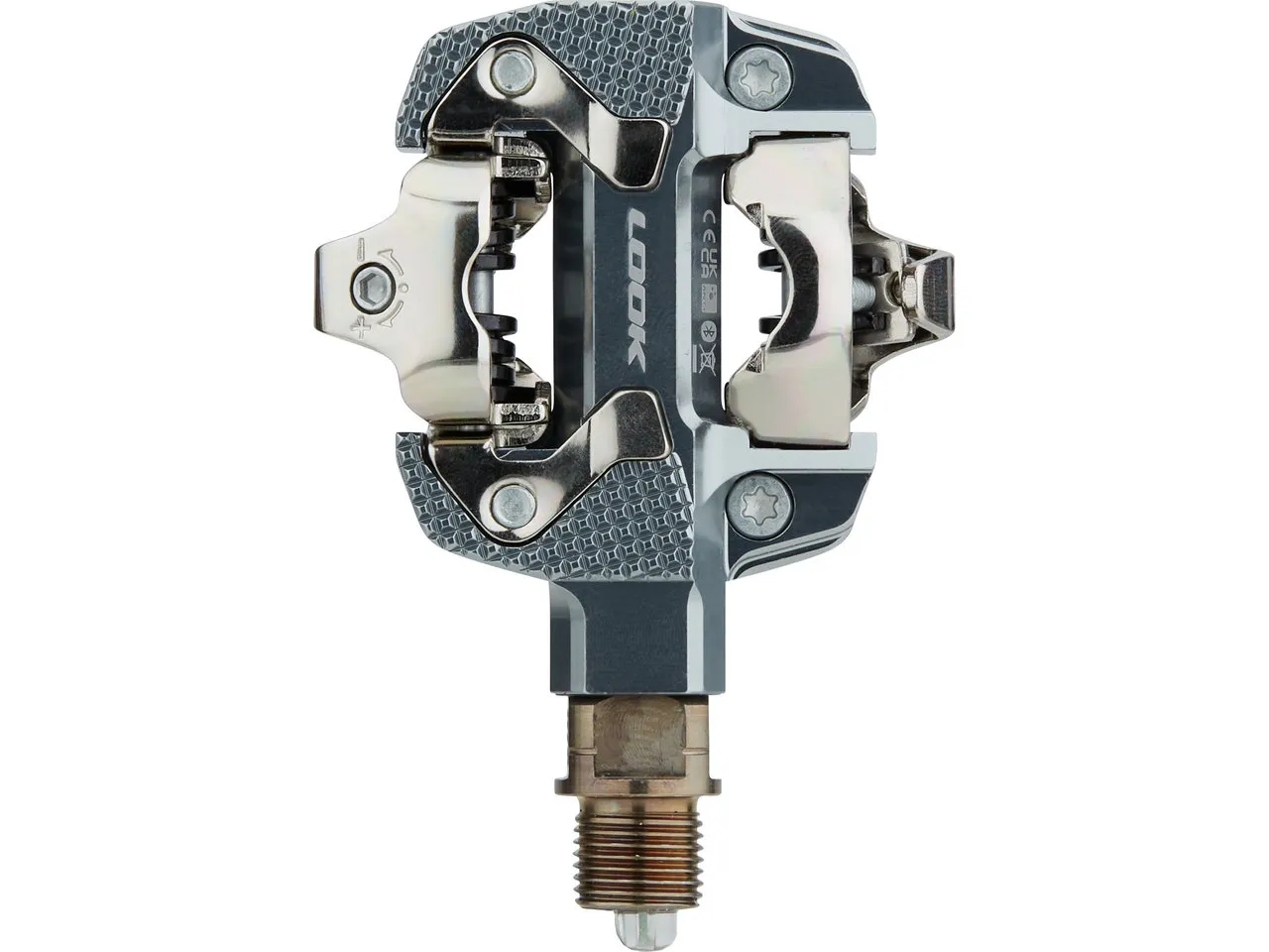 Look X-Track Power Dual Powermeter Pedale, Black, One Size