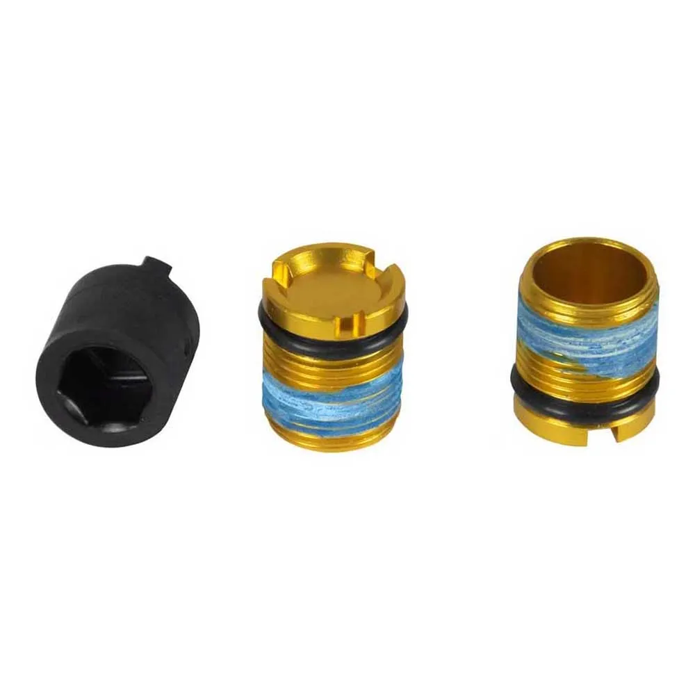 Look X-track Race Car Ti Spindelkåpsats, Black / yellow, One Size