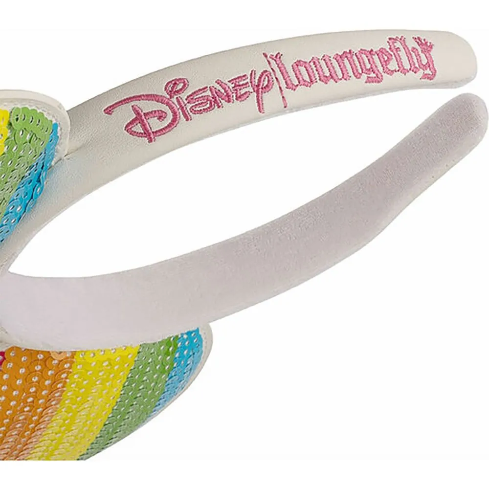 Loungefly Disney Minnie Mouse-öronpannband Med Regnbågsfärger, Multicolor, One Size