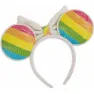 Loungefly Disney Minnie Mouse-öronpannband Med Regnbågsfärger, Multicolor, One Size