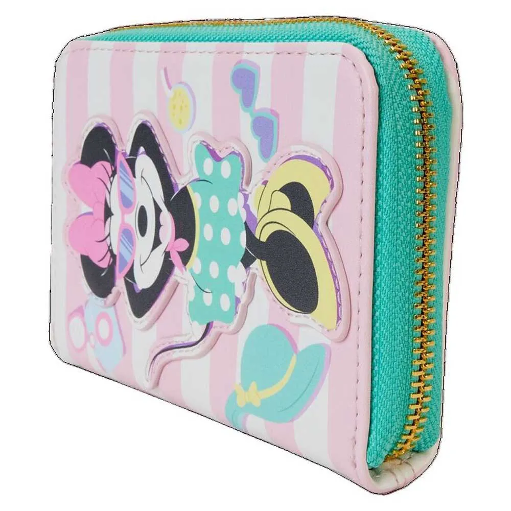 Loungefly Minnie Mouse Semesterstil Plånbok, Multicolor, One Size