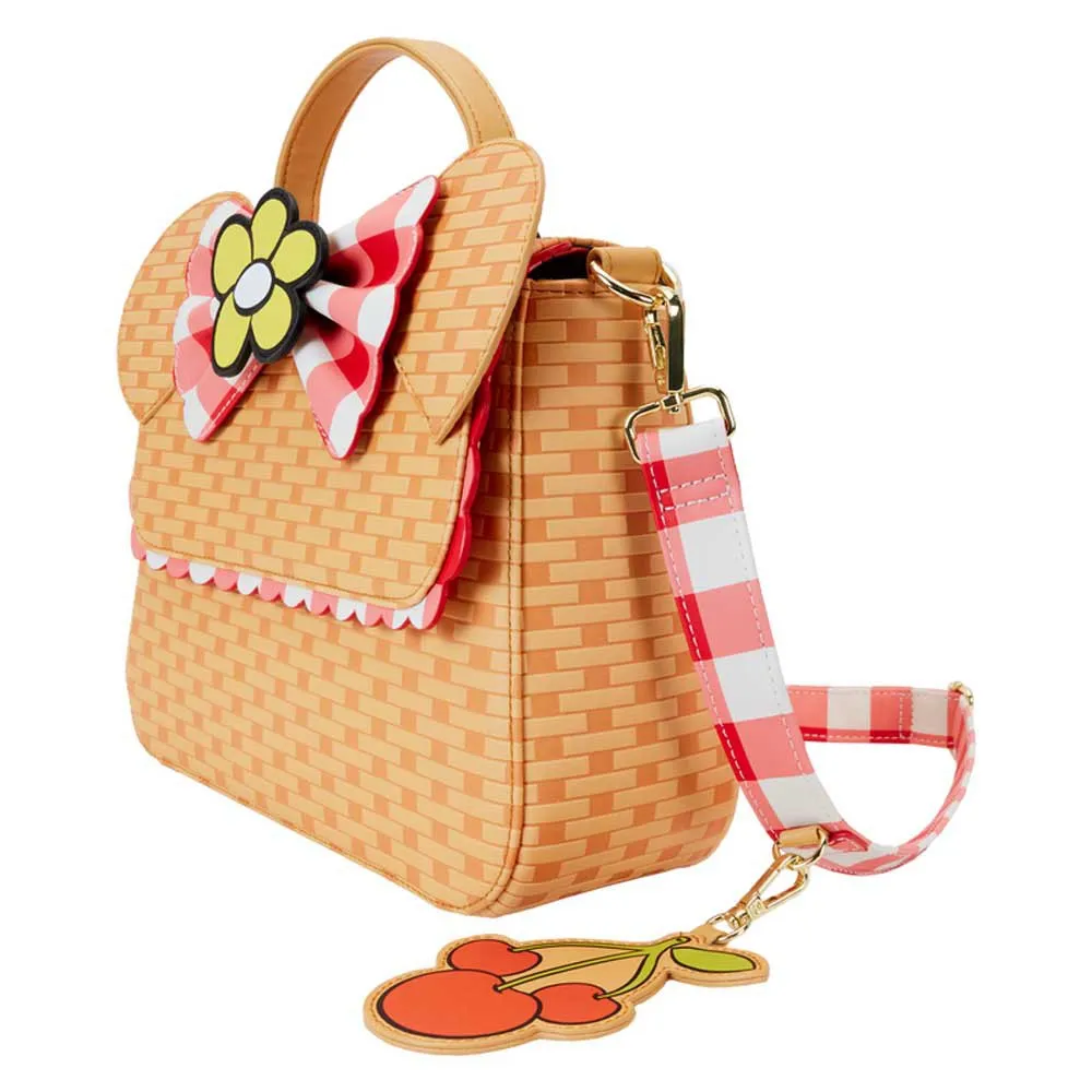 Loungefly Minnie Picnic Basket-axelväska, Multicolor