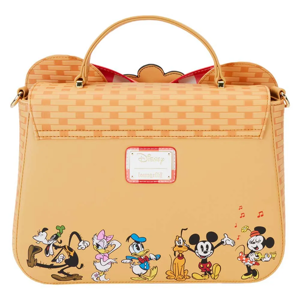 Loungefly Minnie Picnic Basket-axelväska, Multicolor