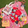 Loungefly Minnie Picnic Basket-axelväska, Multicolor