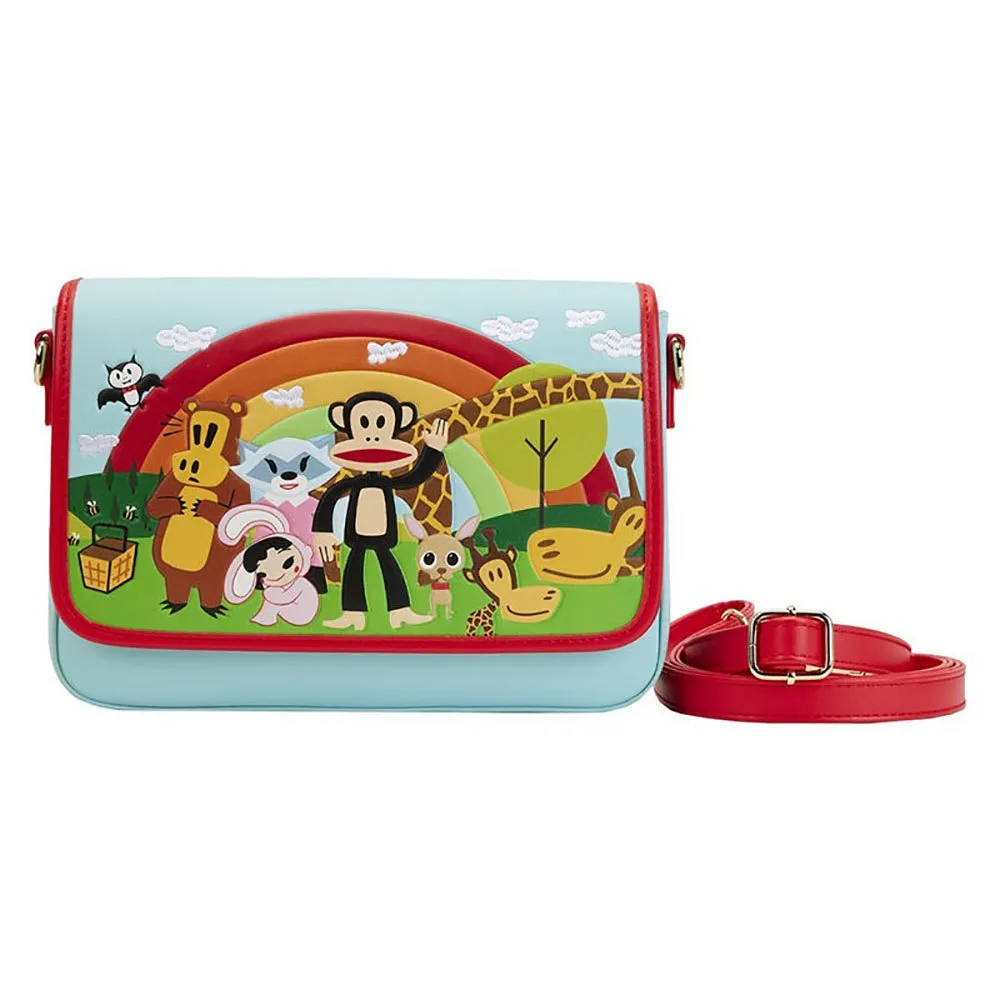 Loungefly Paul Frank Rainbow Axelväska, Multicolor