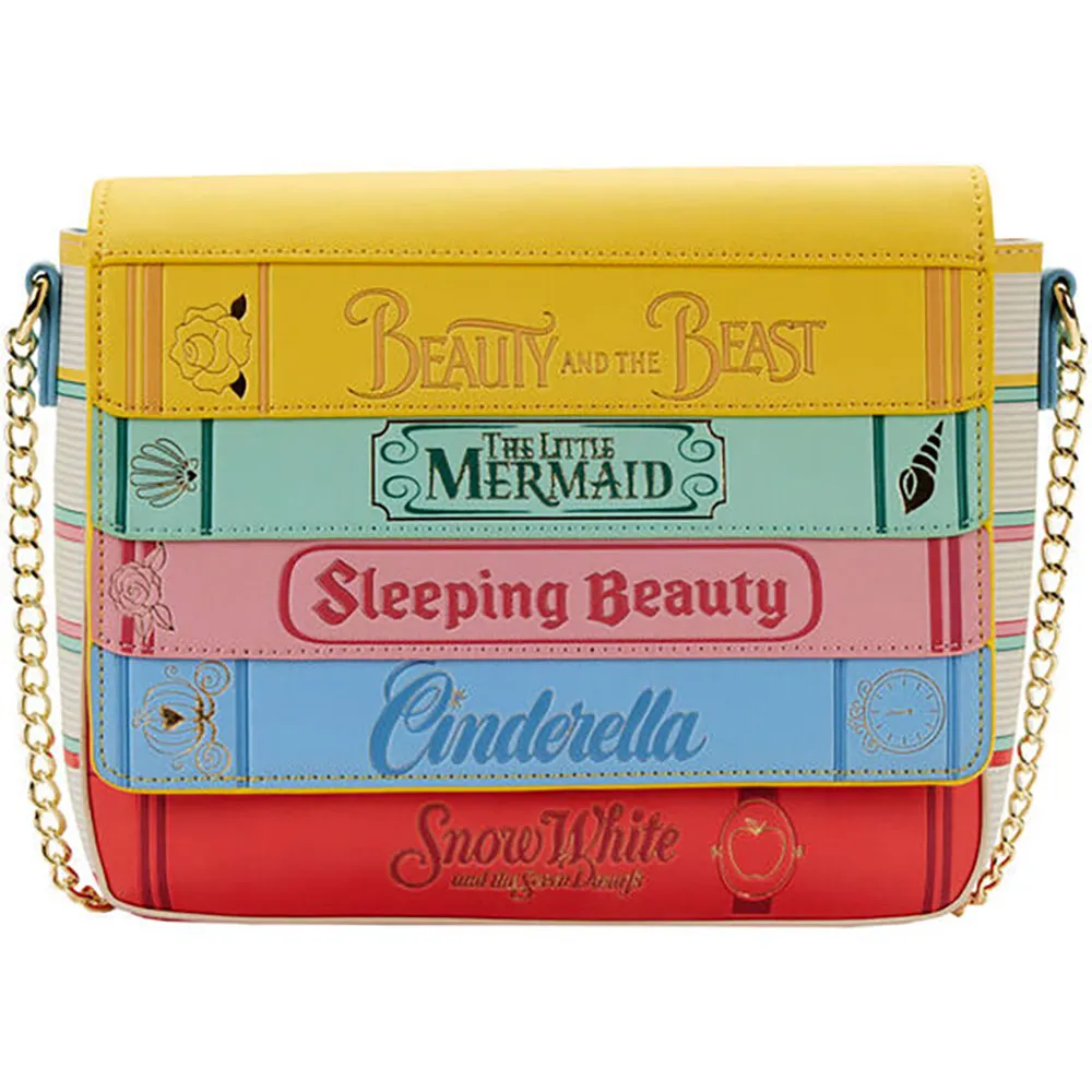 Loungefly Prinsessan Klassiska Böcker Axelväska, Multicolor Loungefly Prinsessan Klassiska Böcker Axelväska, Multicolor