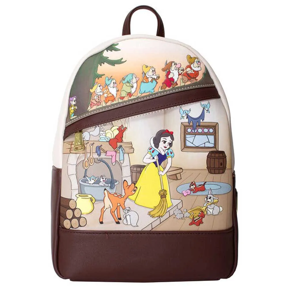 Loungefly Snövit-ryggsäck, Multicolor
