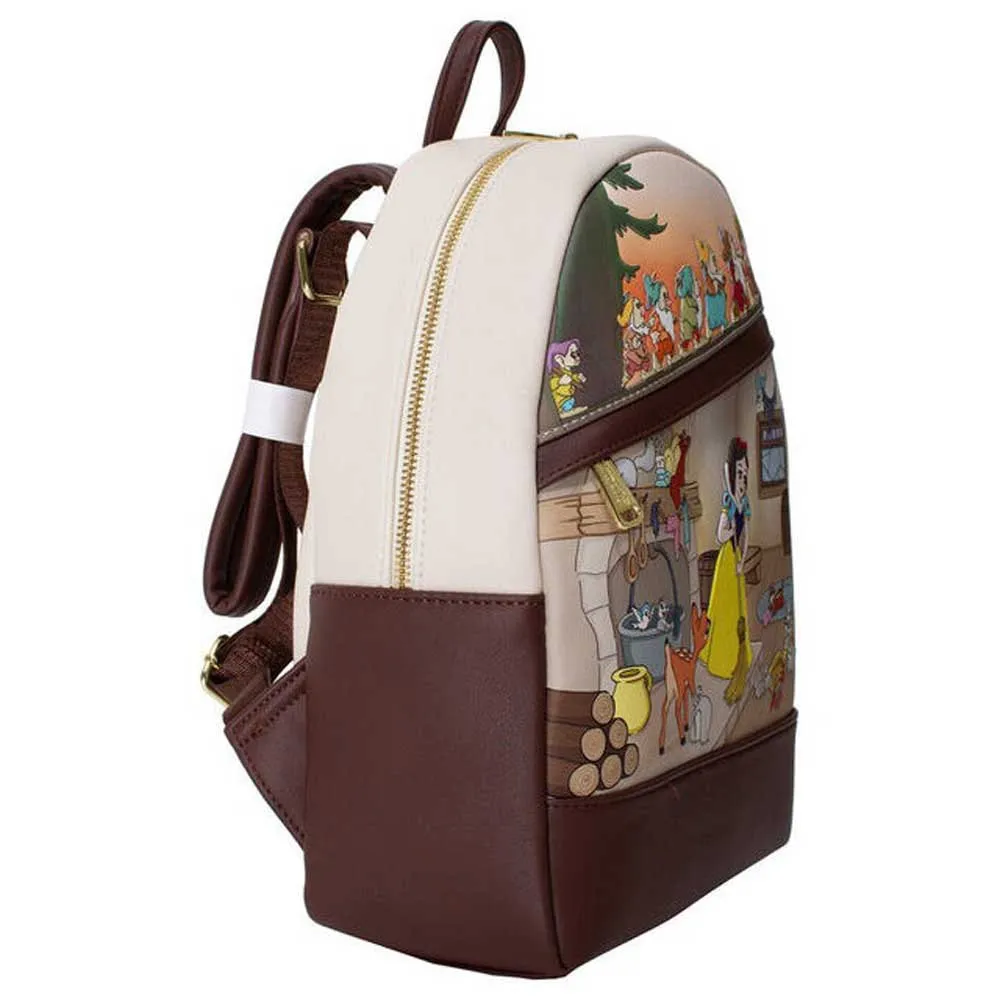 Loungefly Snövit-ryggsäck, Multicolor