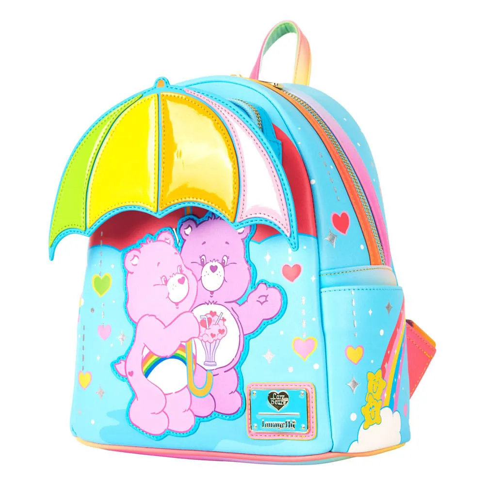 Loungefly The Care Bears By Rainbow Mini Ryggsäck, Multicolor