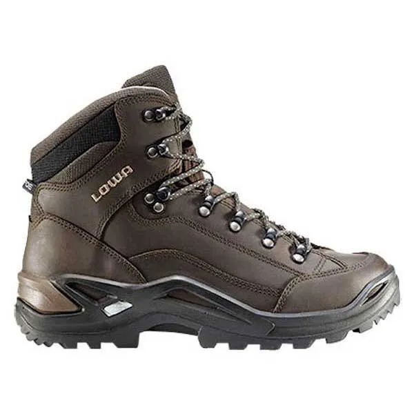 LOWA Renegade Leather Lined Mid Vandringskängor, Espresso