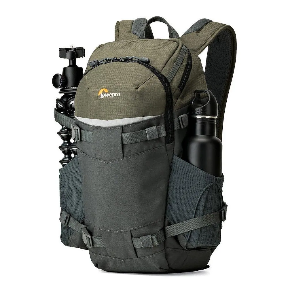 Lowepro Flipside Trek 250 Aw Ryggsäck, Green / grey