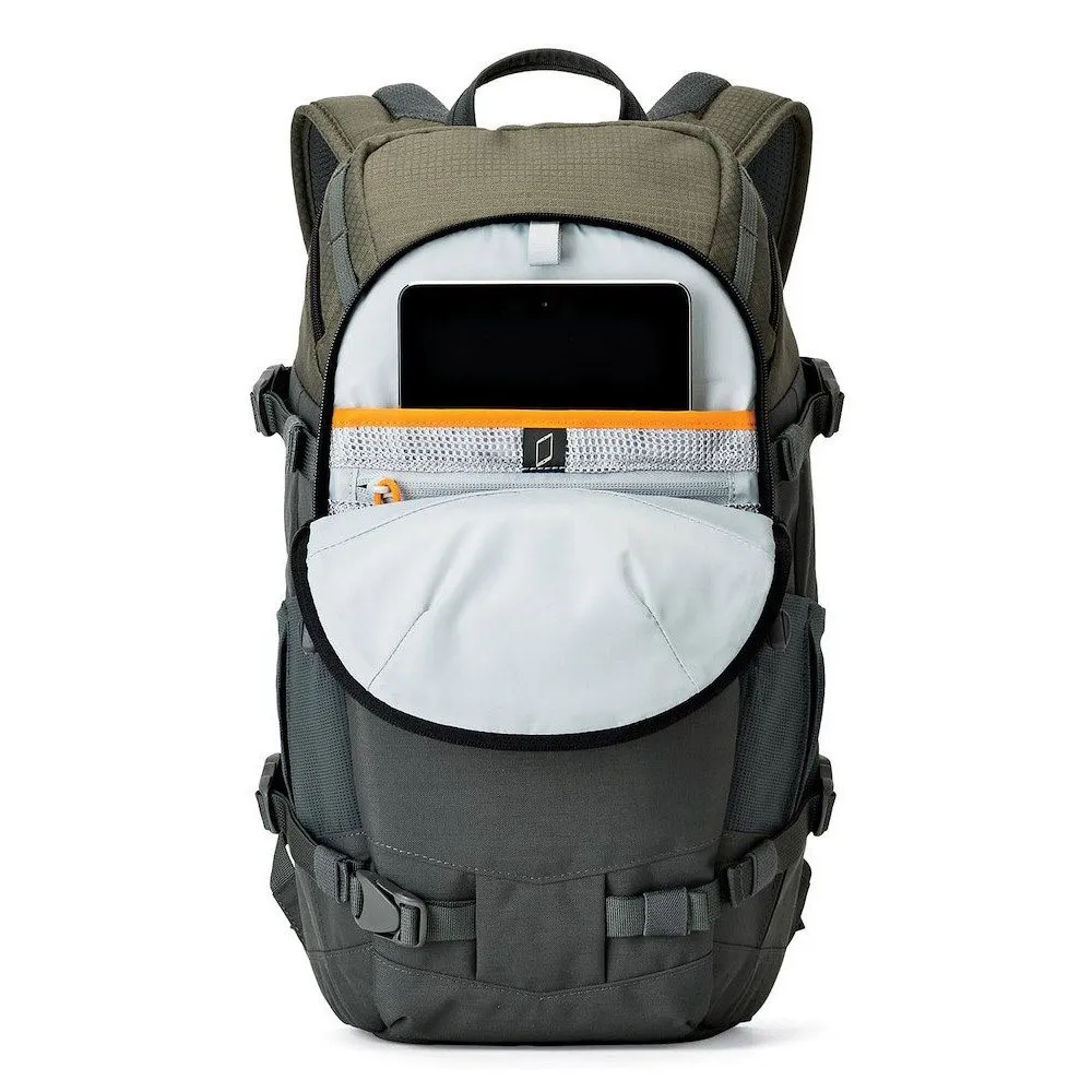 Lowepro Flipside Trek 250 Aw Ryggsäck, Green / grey