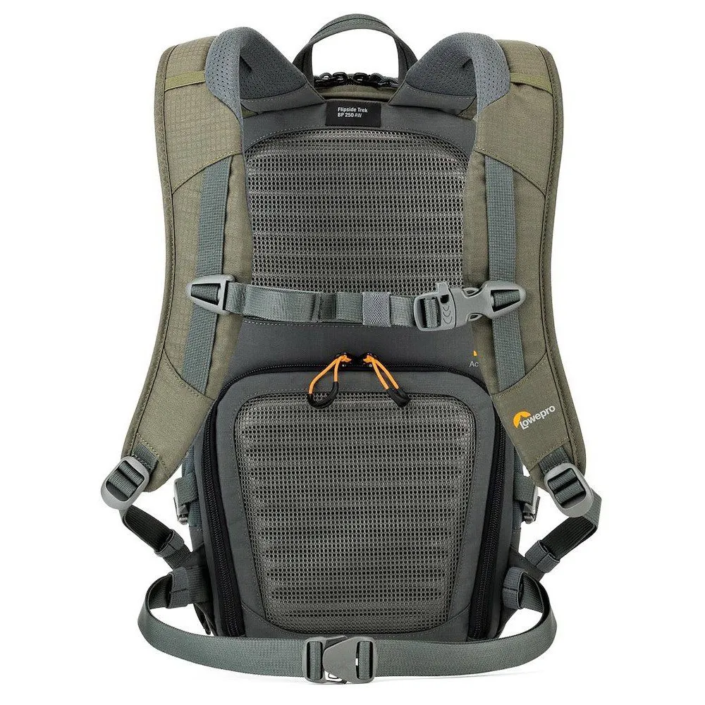 Lowepro Flipside Trek 250 Aw Ryggsäck, Green / grey