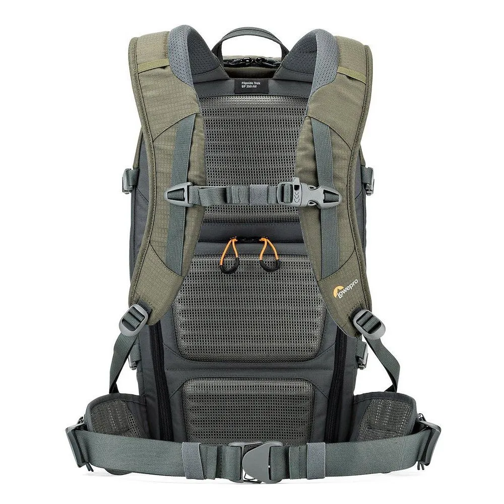 Lowepro Flipside Trek 350 Aw Ryggsäck, Green / grey
