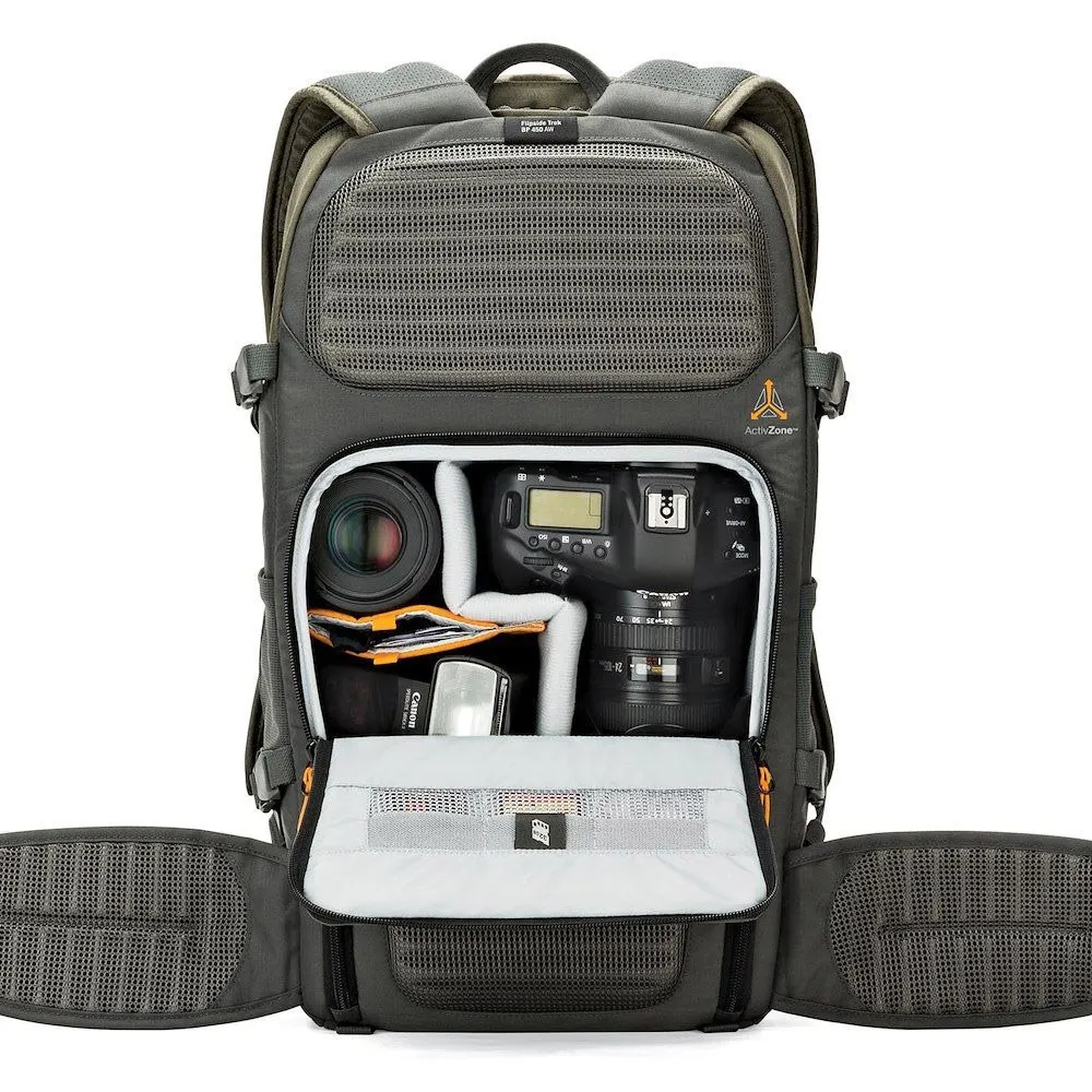 Lowepro Flipside Trek 450 Aw Ryggsäck, Green / grey