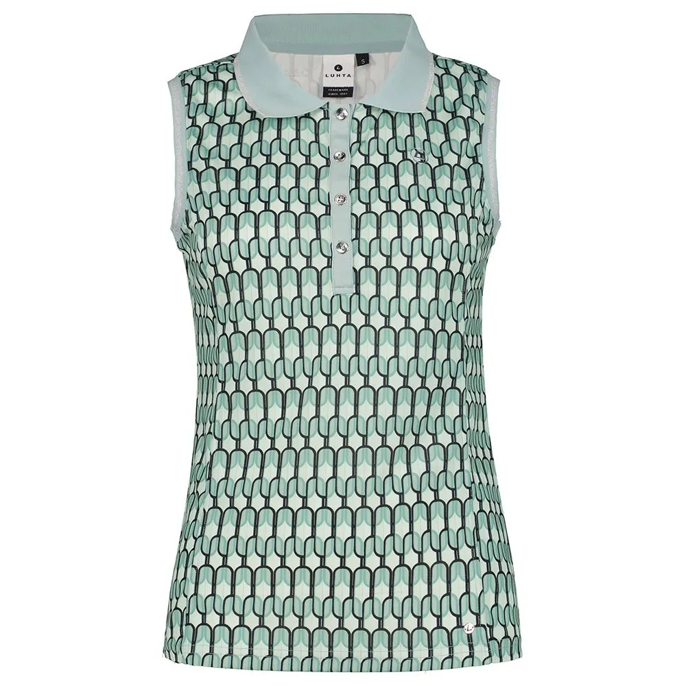 Luhta Elmdal L ärmlös T-shirt, Light green