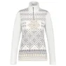 Luhta Hangist Fleece Med Halv Dragkedja, Optic white