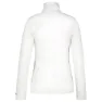 Luhta Hangist Fleece Med Halv Dragkedja, Optic white