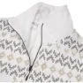 Luhta Hangist Fleece Med Halv Dragkedja, Optic white
