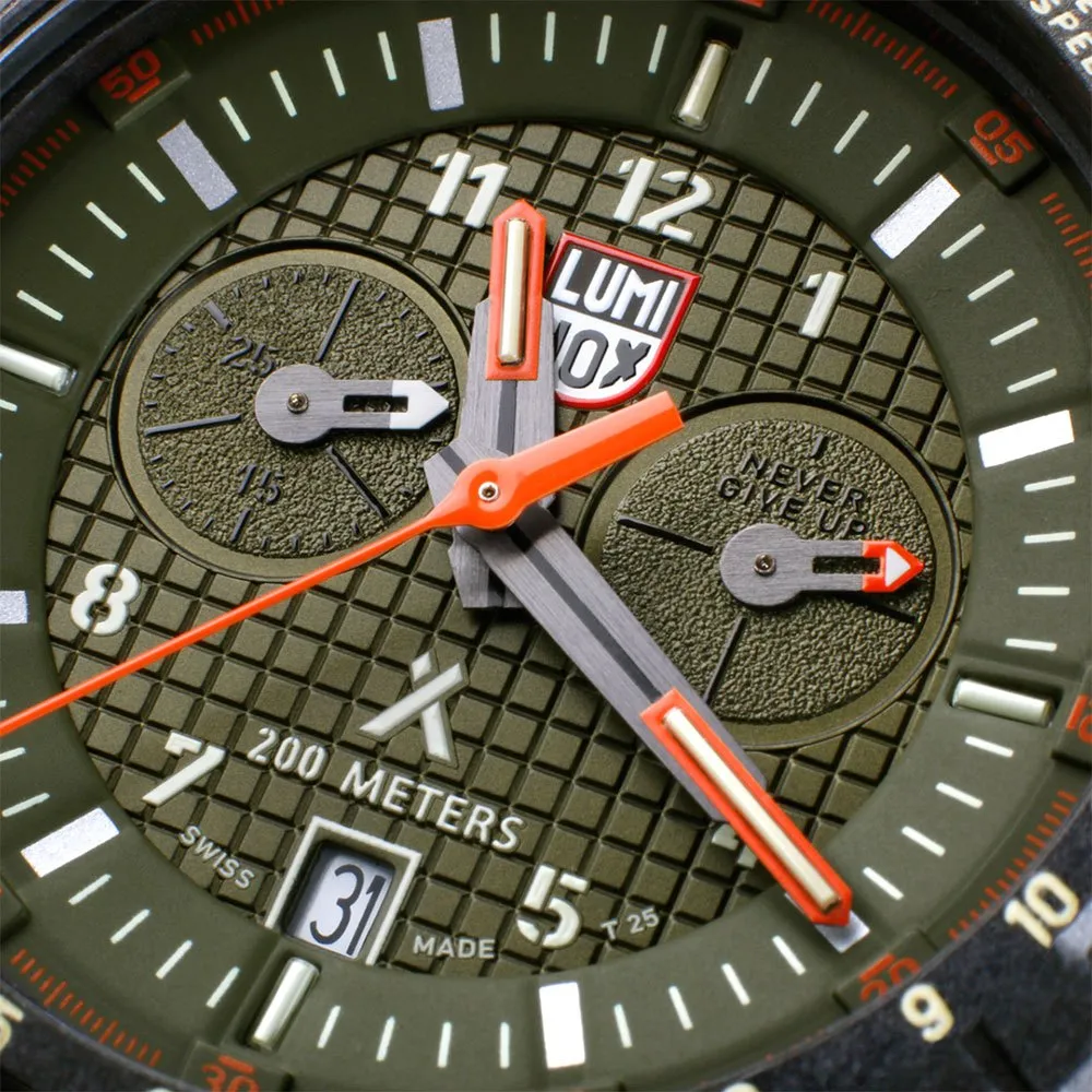Luminox Bear Grylls Survival Land 3780 Series Rem, Green / paracord black