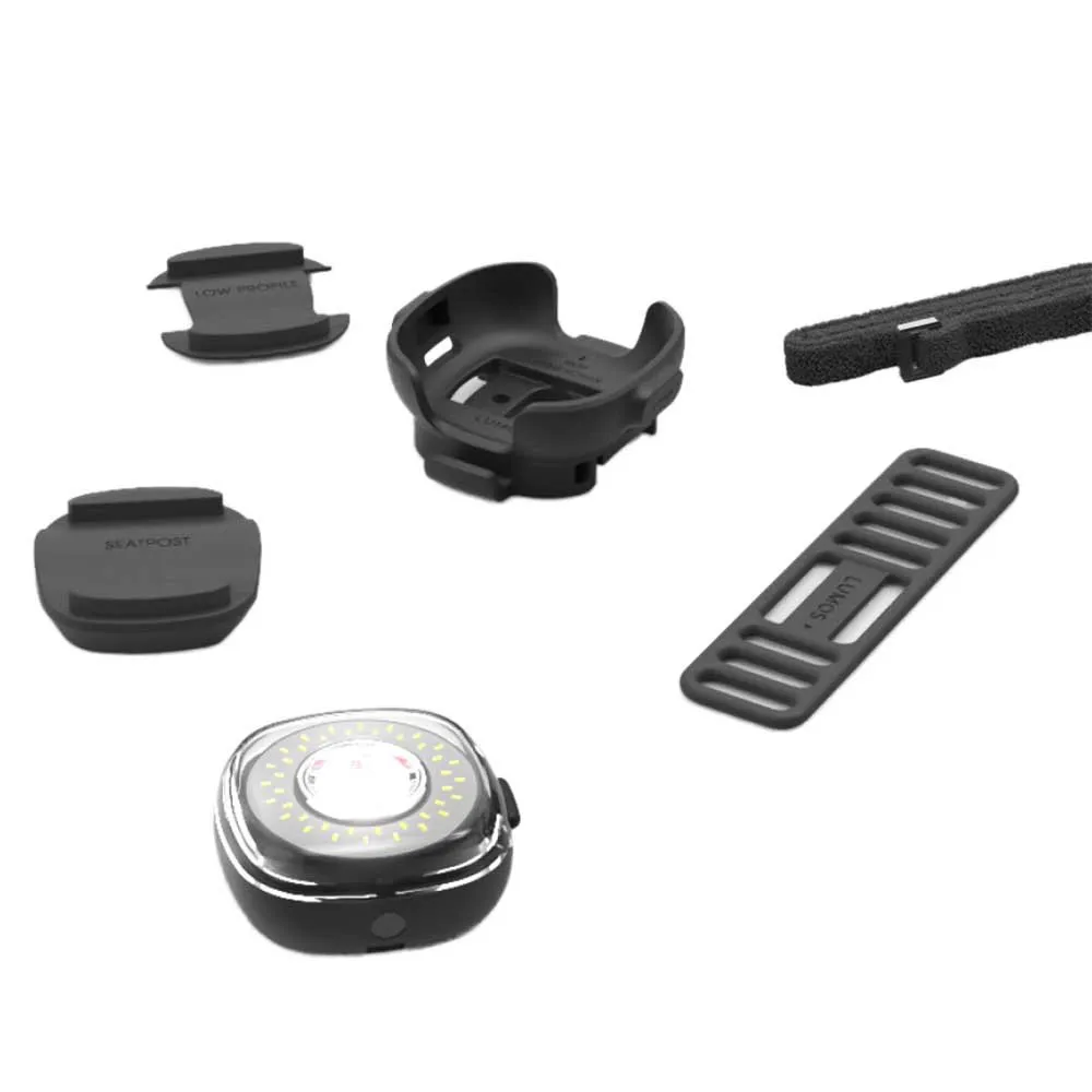 Lumos Firefly 2x + 1x Firefly Cykellampset 3 Enheter, Grey, One Size