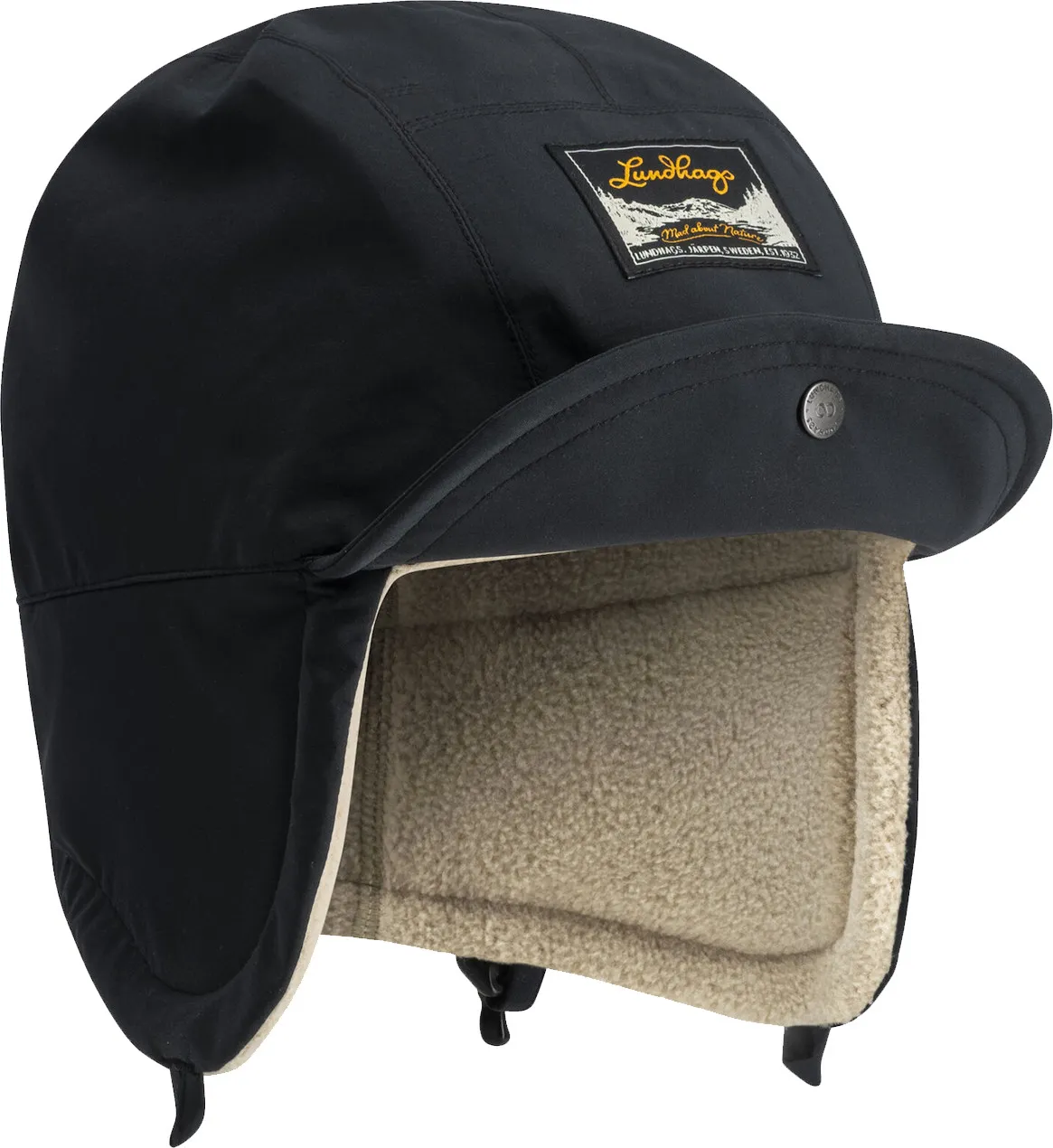 Lundhags Unisex Core Mountain Cap, Black Lundhags Unisex Core Mountain Cap, Black