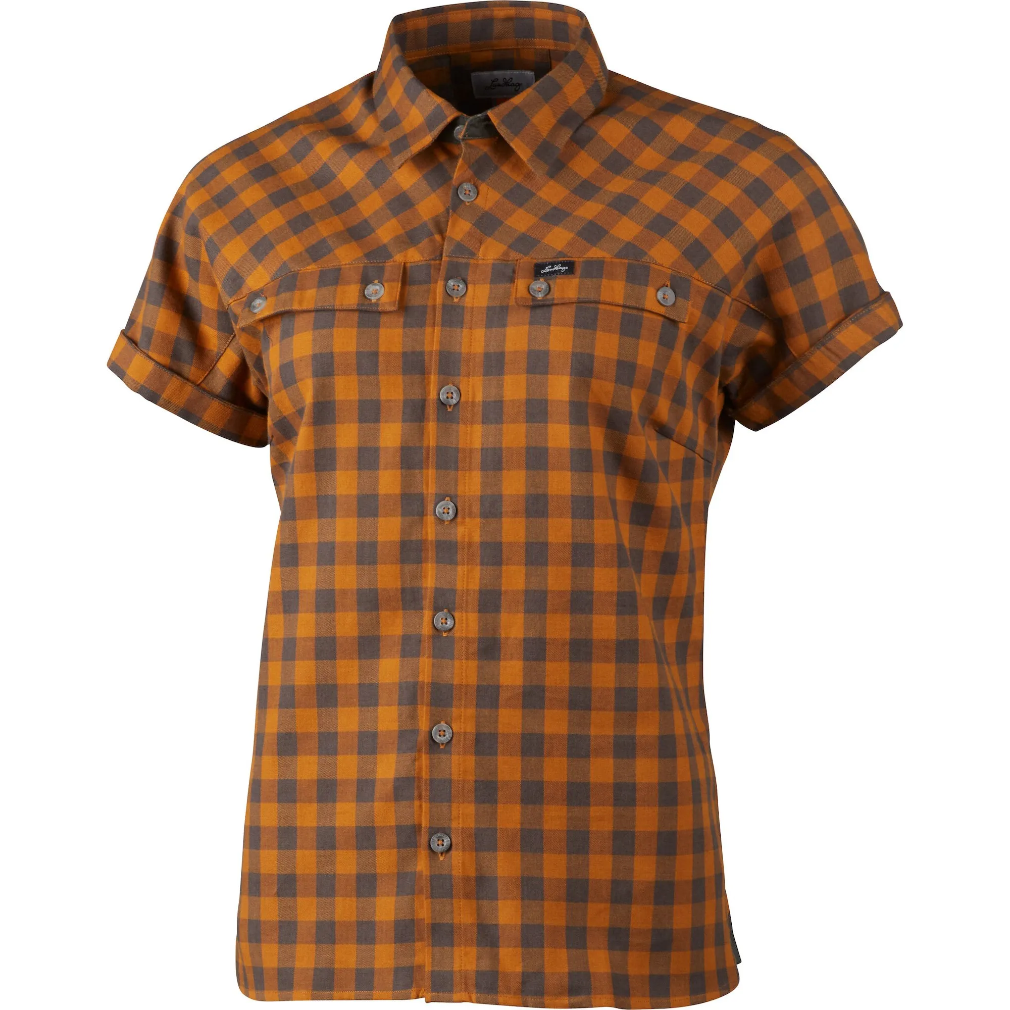 Lundhags Women's Ekren Short Sleeve Shirt, Dk Gold
