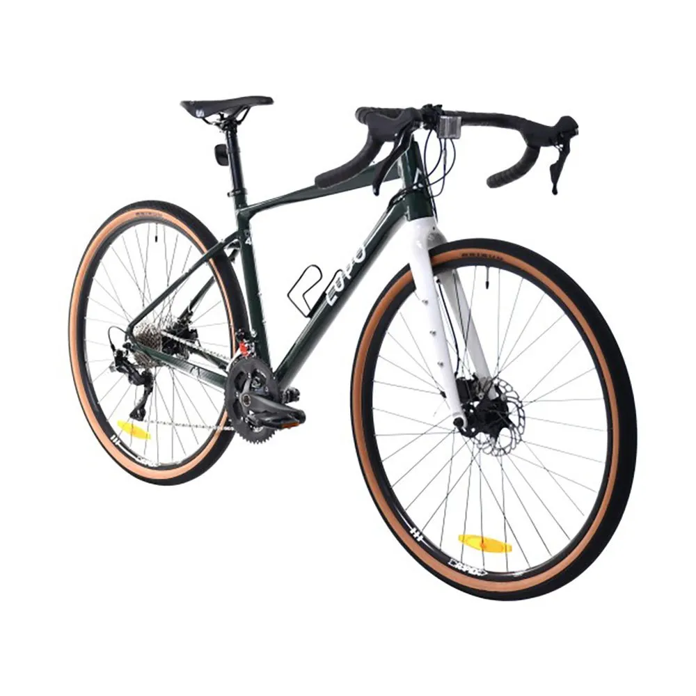 Lupo Terra 11 St-r7000 Gravelcykel, Green / grey Lupo Terra 11 St-r7000 Gravelcykel, Green / grey
