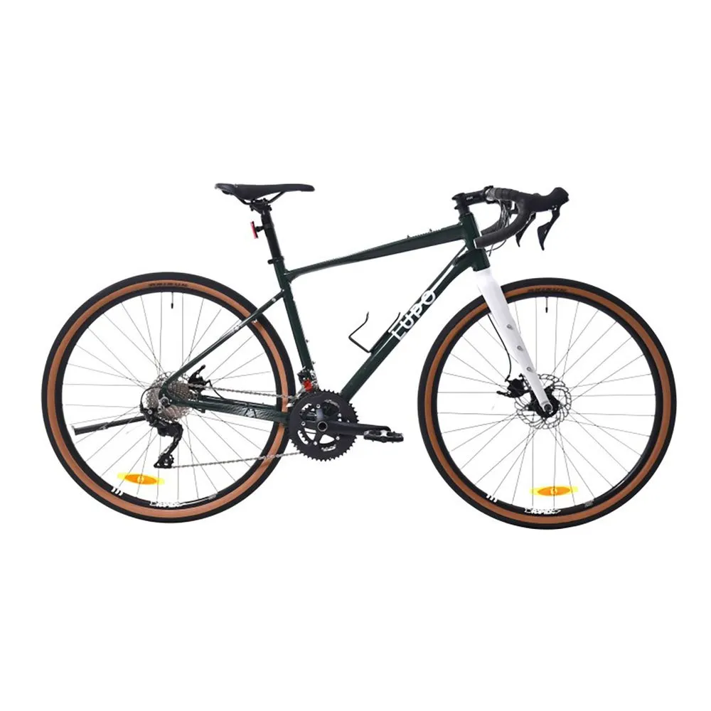 Lupo Terra 11 St-r7000 Gravelcykel, Green / grey Lupo Terra 11 St-r7000 Gravelcykel, Green / grey