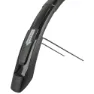 M-Wave 385137 Stänkskärm, Black, One Size