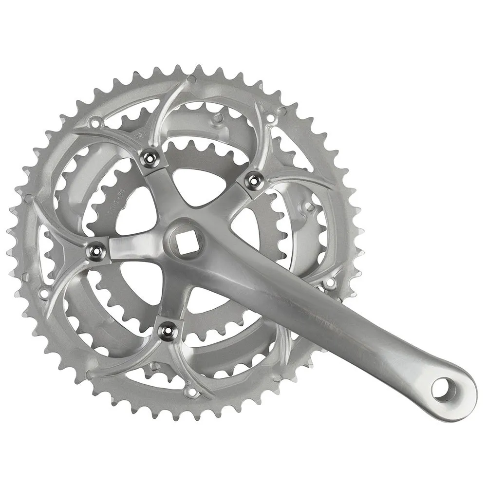 M-Wave 8s Vevparti, Silver, 175mm, 52/42-30t M-Wave 8s Vevparti, Silver, 175mm, 52/42-30t