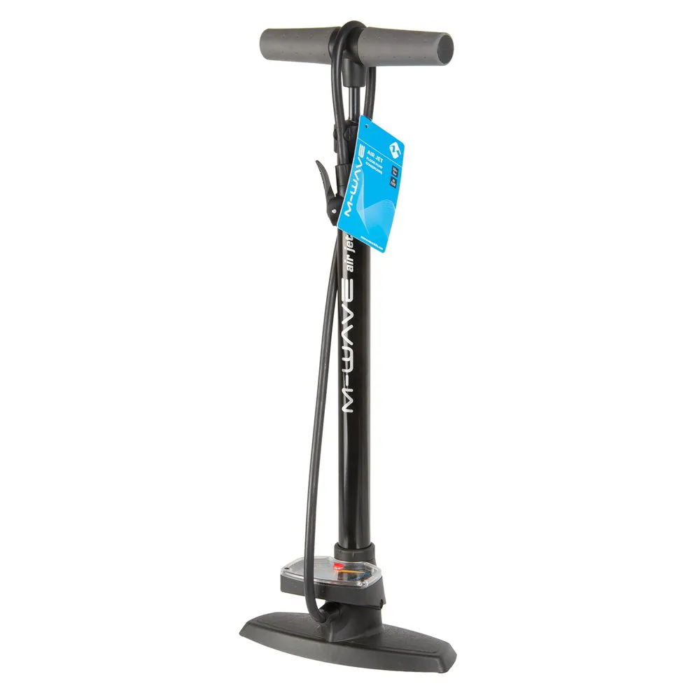 M-Wave Air Jet Cykelpump, Black, 160psi M-Wave Air Jet Cykelpump, Black, 160psi
