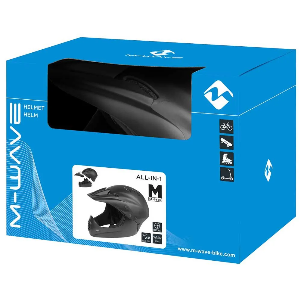 M-Wave All In 1 Downhillhjälm M-Wave All In 1 Downhillhjälm