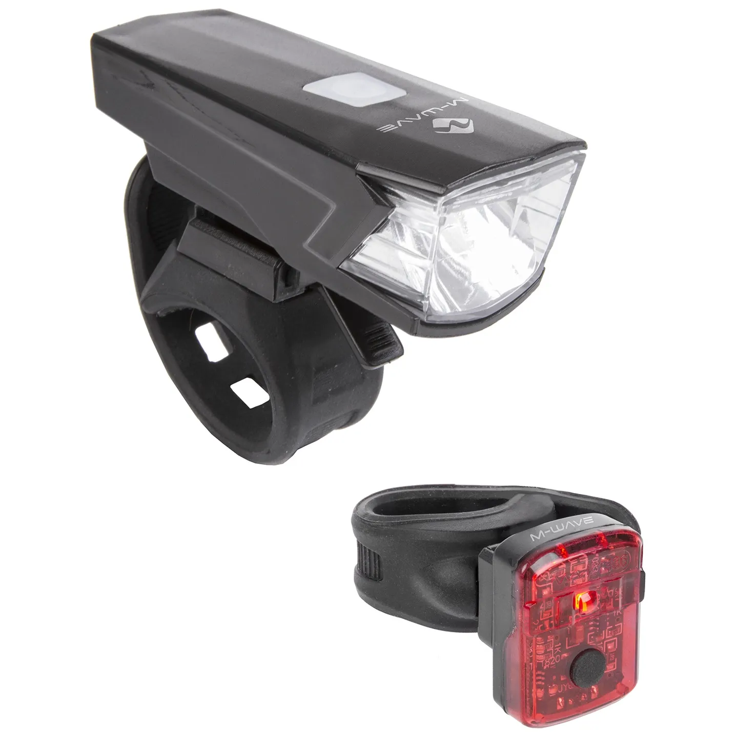 M-Wave Atlas K15 Ljussett, Black, 70 Lumens M-Wave Atlas K15 Ljussett, Black, 70 Lumens