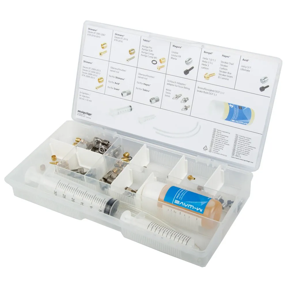 M-Wave Brake Doc Box Bromsluftsats, White, One Size M-Wave Brake Doc Box Bromsluftsats, White, One Size