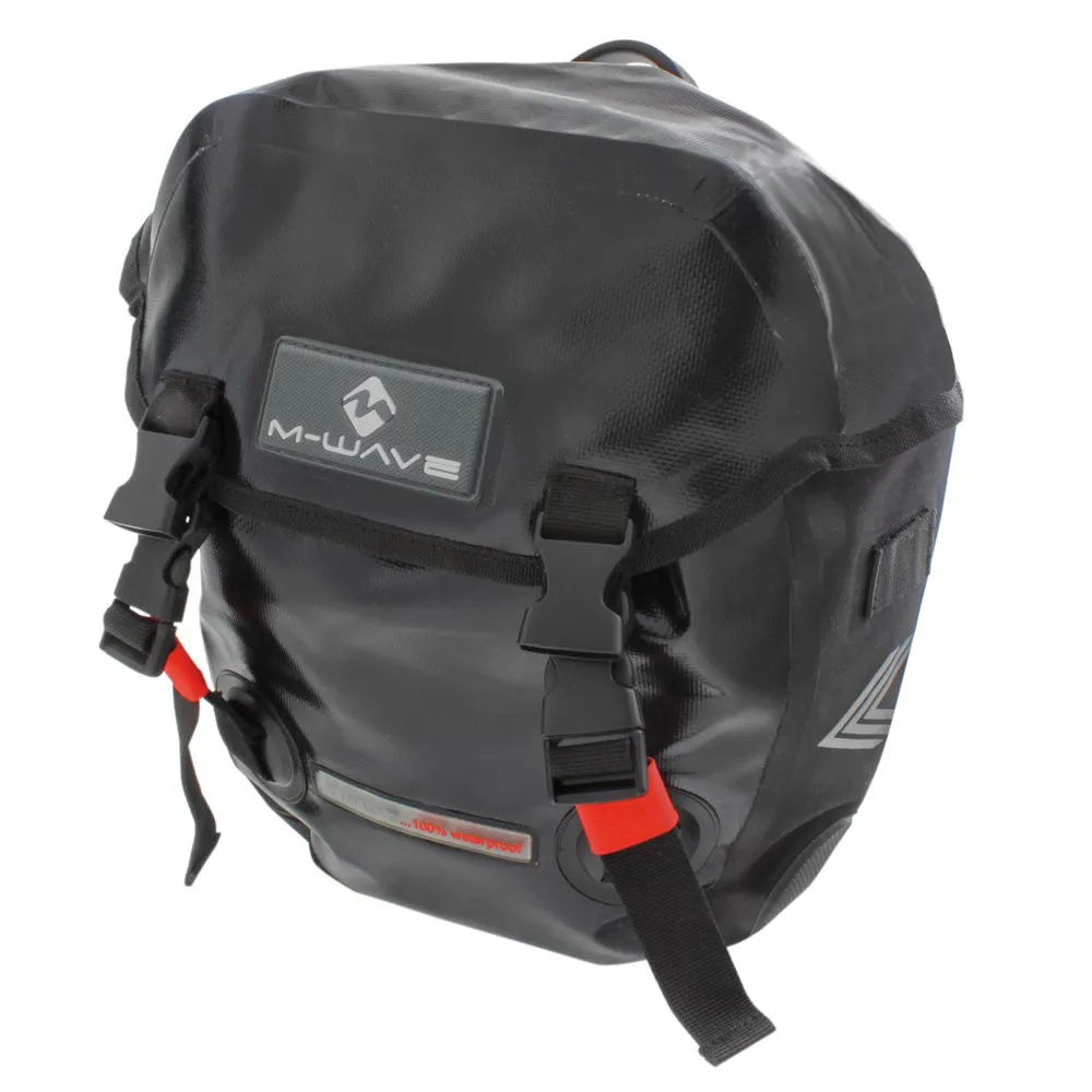 M-Wave Calgary 2x12.5l Sidoväskor, Black, One Size