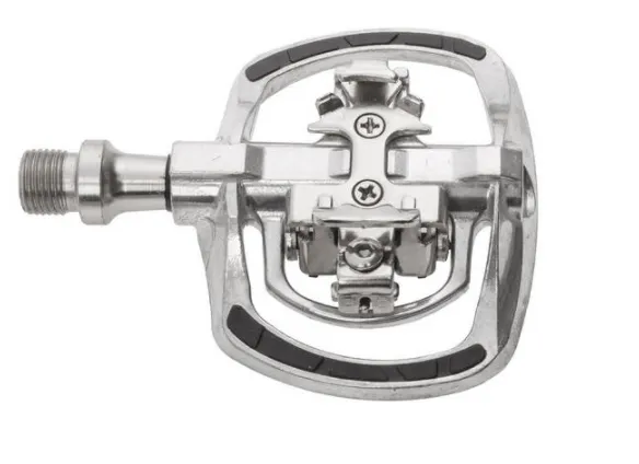 M-Wave Drag-T1 Combi Pedal, Silver M-Wave Drag-T1 Combi Pedal, Silver